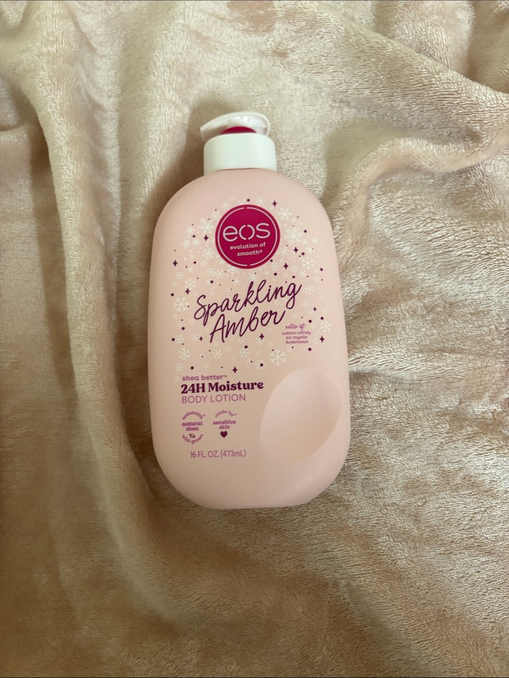 eos Sparkling Amber 24H Moisture Body Lotion
